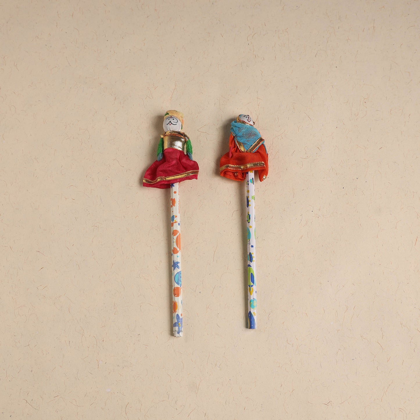Handmade Rajasthani Puppet Pencils (Set of 2) 205