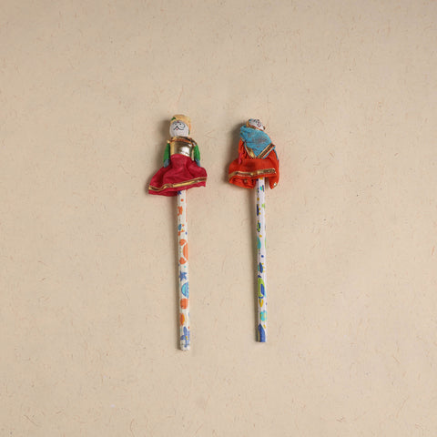 Handmade Rajasthani Puppet Pencils (Set of 2) 205