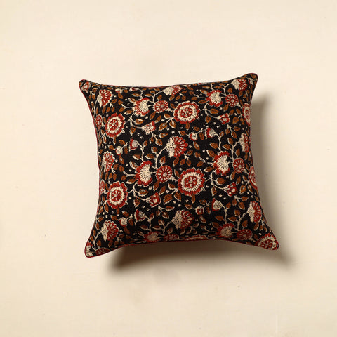 Cotton Block Printed Bagru Cushion Cover (16 x 16 in) 27