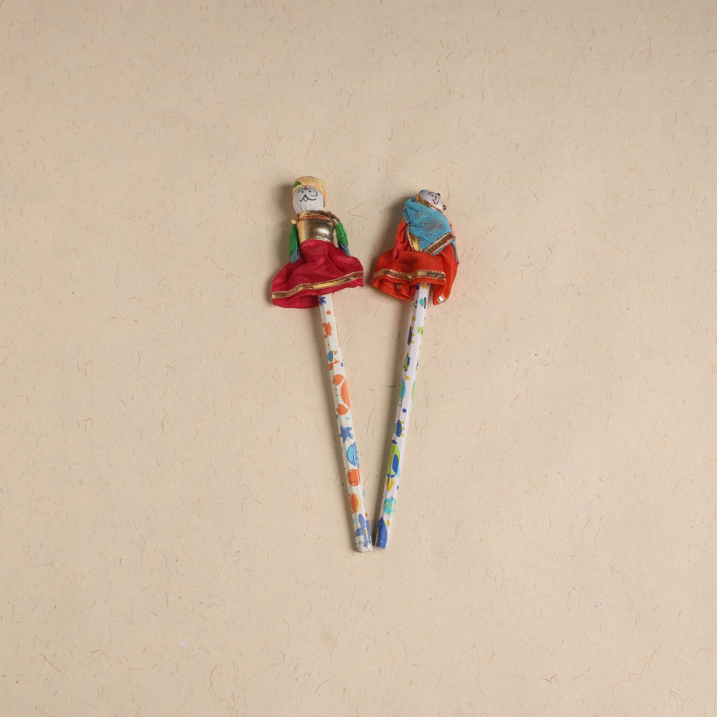 Handmade Rajasthani Puppet Pencils (Set of 2) 205