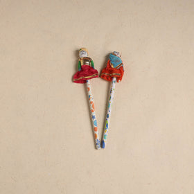 Handmade Rajasthani Puppet Pencils (Set of 2) 205