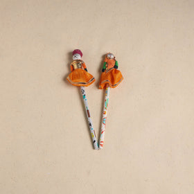 Handmade Rajasthani Puppet Pencils (Set of 2) 206