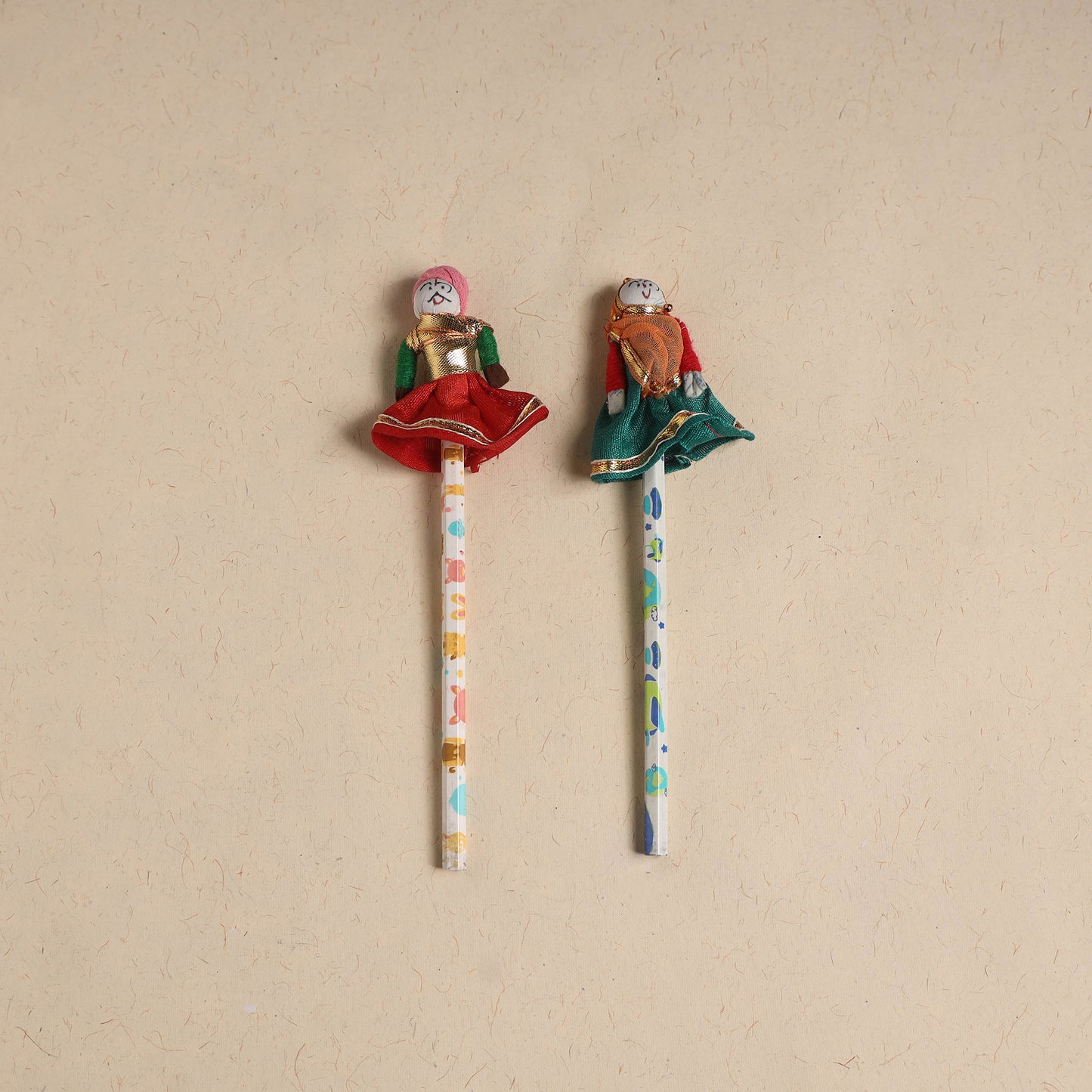 Handmade Rajasthani Puppet Pencils (Set of 2) 207