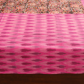 Pochampally Ikat with Kalamkari Patch Cotton Double Bedsheet Set (108 x 90 in) 02