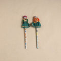 Handmade Rajasthani Puppet Pencils (Set of 2) 208