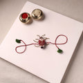 Cockroach - Reusable Hand Embroidered Bead Work Rakhi 02