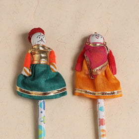 Handmade Rajasthani Puppet Pencils (Set of 2) 209