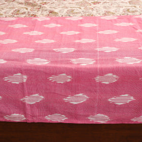 Pochampally Ikat with Kalamkari Patch Cotton Double Bedsheet Set (108 x 90 in) 01