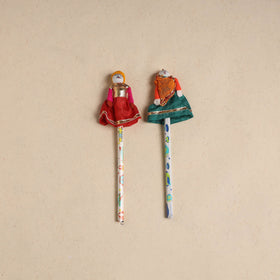 Handmade Rajasthani Puppet Pencils (Set of 2) 212