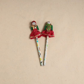 Handmade Rajasthani Puppet Pencils (Set of 2) 213