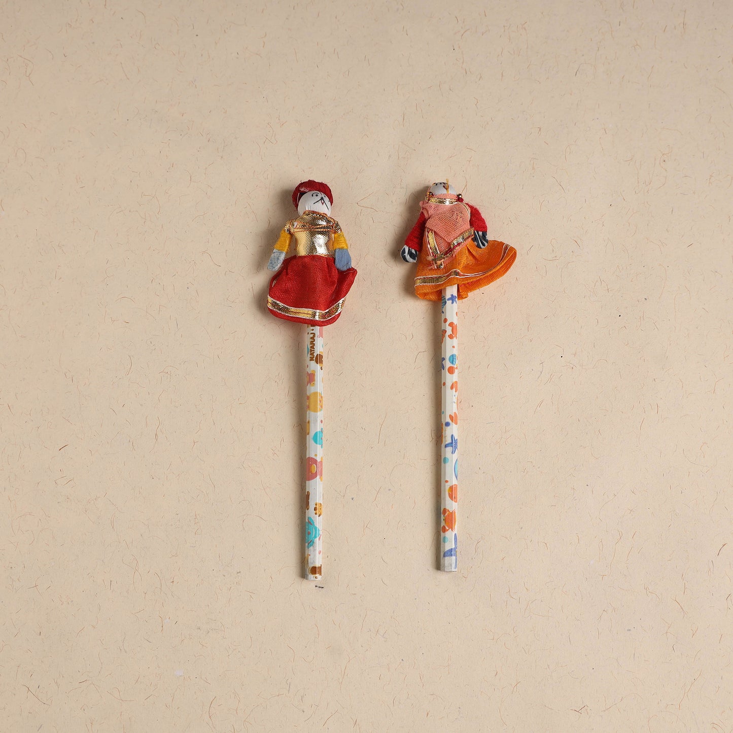 Handmade Rajasthani Puppet Pencils (Set of 2) 214