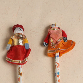 Handmade Rajasthani Puppet Pencils (Set of 2) 214
