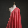 Red - Phulia Jamdani Buti Pure Handloom Cotton Fabric (Count 84/92) 07