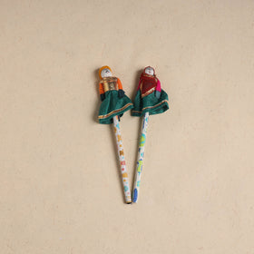Handmade Rajasthani Puppet Pencils (Set of 2) 215