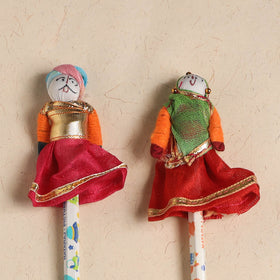 Handmade Rajasthani Puppet Pencils (Set of 2) 216