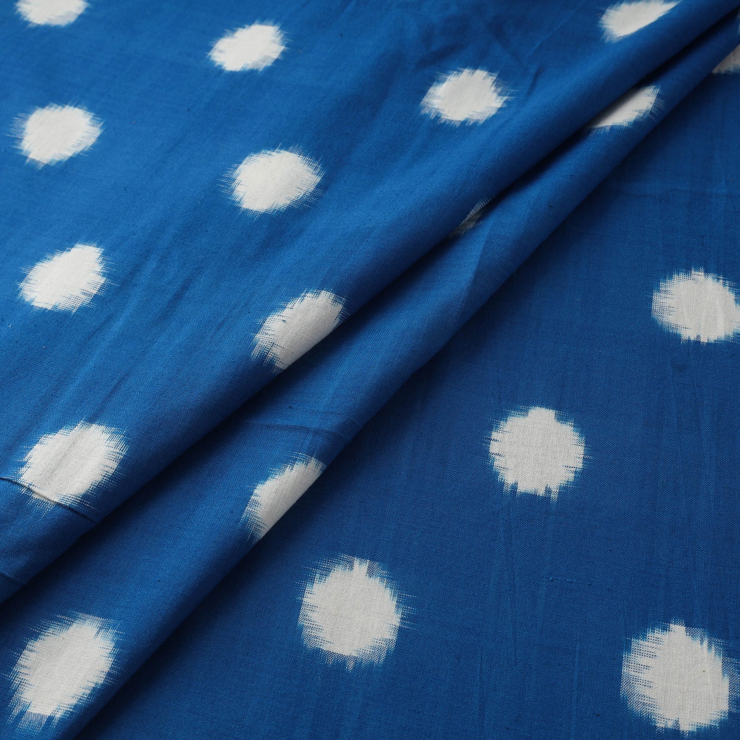 Pochampally Double Ikat Handloom Cotton Fabric (Count 2/40) 02