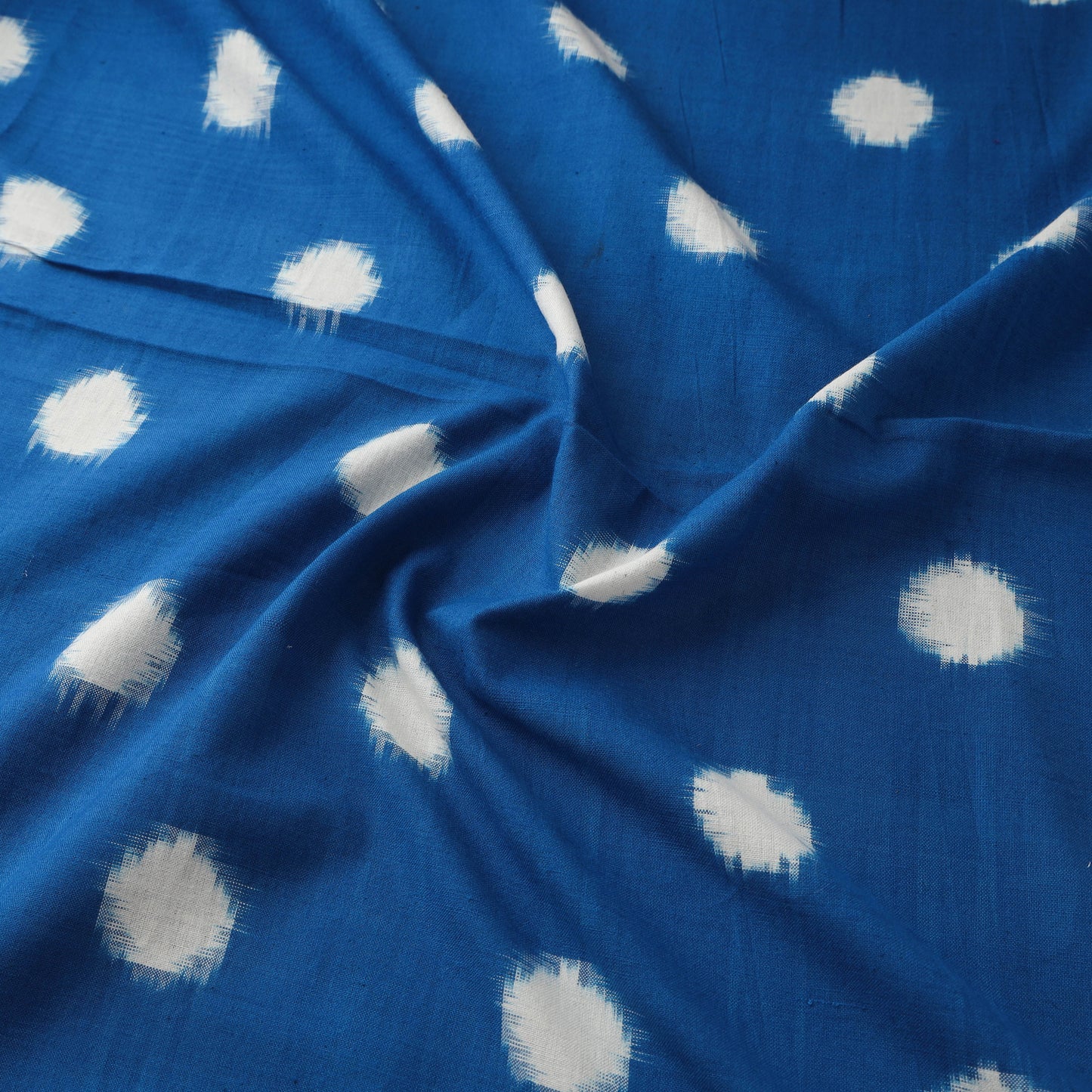 Pochampally Double Ikat Handloom Cotton Fabric (Count 2/40) 02