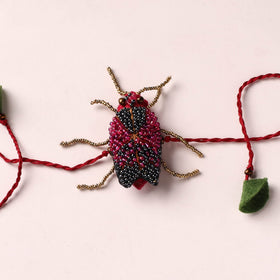 Cockroach - Reusable Hand Embroidered Bead Work Rakhi 10