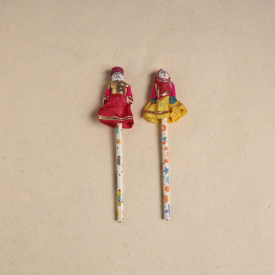 Handmade Rajasthani Puppet Pencils (Set of 2) 217