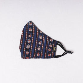  Akola Block Printed Cotton 3 Layer Snug Fit Face Cover 