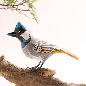 Multicolor - Handcrafted Paper Mache Bulbul Bird Home Decor Item 09