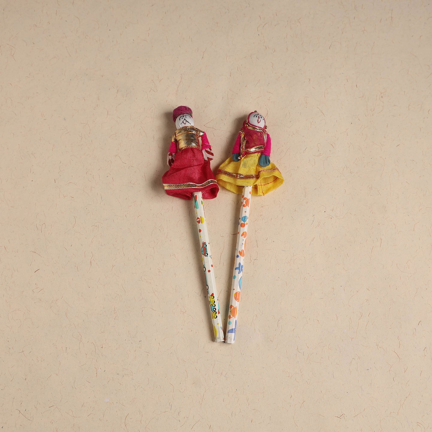 Handmade Rajasthani Puppet Pencils (Set of 2) 217