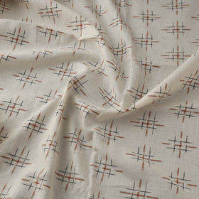 Pochampally Double Ikat Handloom Cotton Fabric (Count 2/40) 04