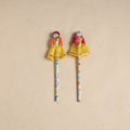 Handmade Rajasthani Puppet Pencils (Set of 2) 219