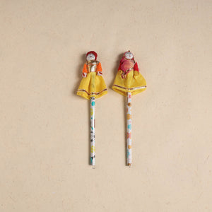Handmade Rajasthani Puppet Pencils (Set of 2) 219