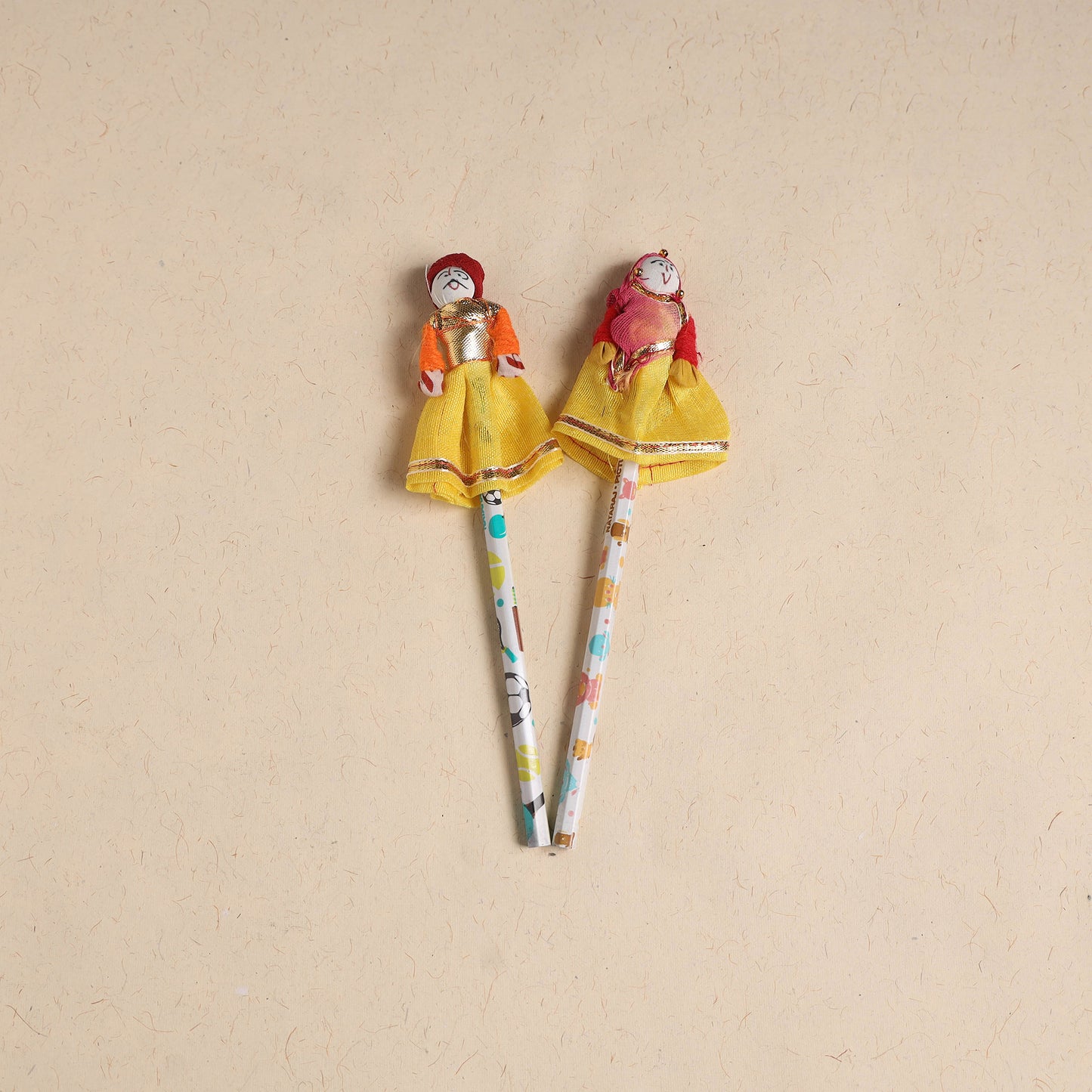 Handmade Rajasthani Puppet Pencils (Set of 2) 219