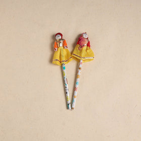 Handmade Rajasthani Puppet Pencils (Set of 2) 219