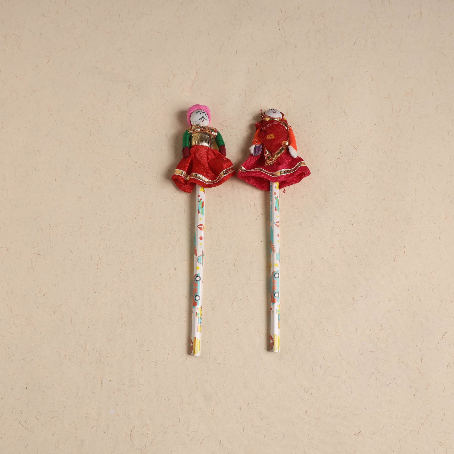 Handmade Rajasthani Puppet Pencils (Set of 2) 220