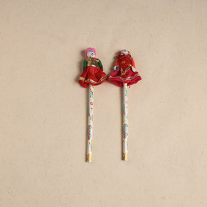 Handmade Rajasthani Puppet Pencils (Set of 2) 220