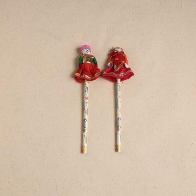Handmade Rajasthani Puppet Pencils (Set of 2) 220