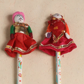 Handmade Rajasthani Puppet Pencils (Set of 2) 220