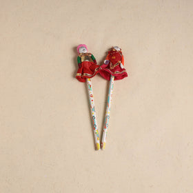 Handmade Rajasthani Puppet Pencils (Set of 2) 220
