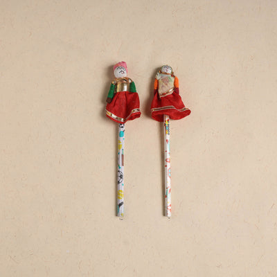 Handmade Rajasthani Puppet Pencils (Set of 2) 221