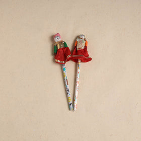 Handmade Rajasthani Puppet Pencils (Set of 2) 221