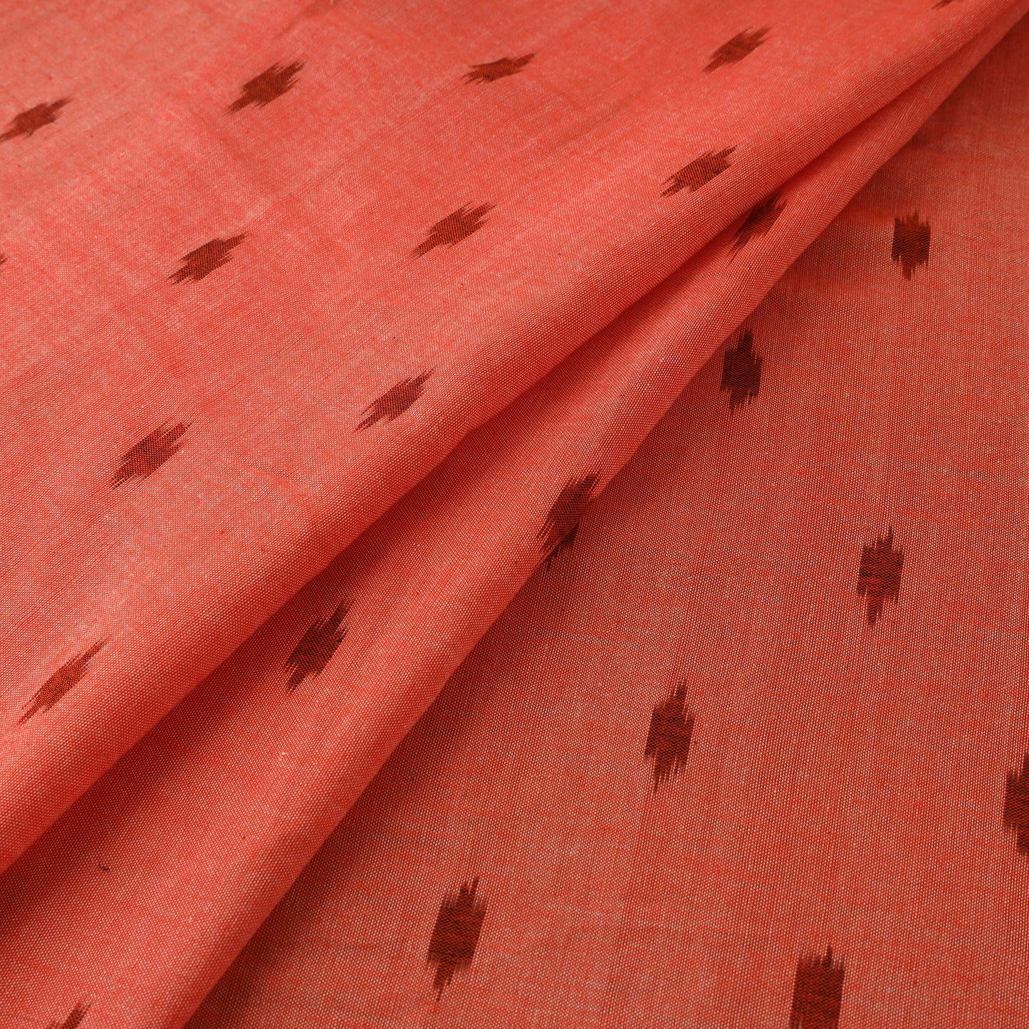 Pochampally Double Ikat Handloom Cotton Fabric (Count 2/60) 11