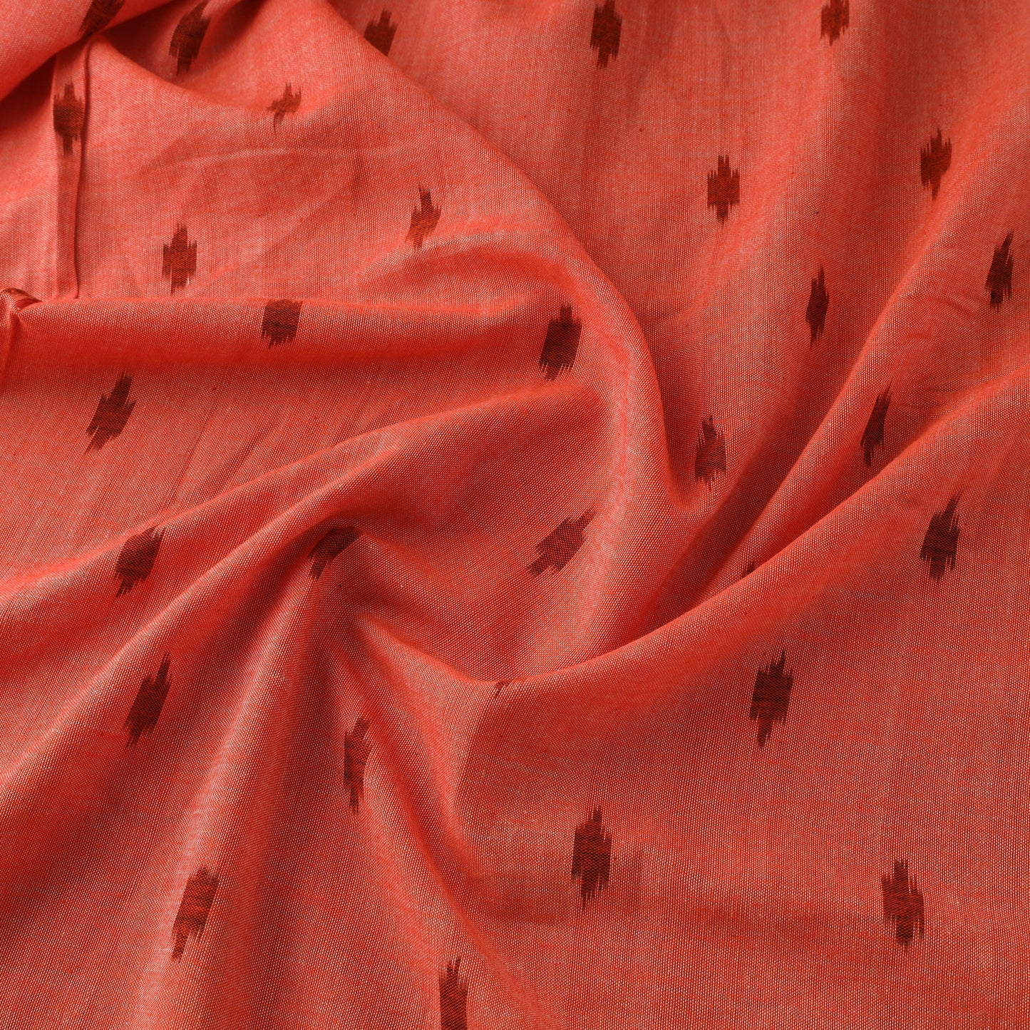 Pochampally Double Ikat Handloom Cotton Fabric (Count 2/60) 11