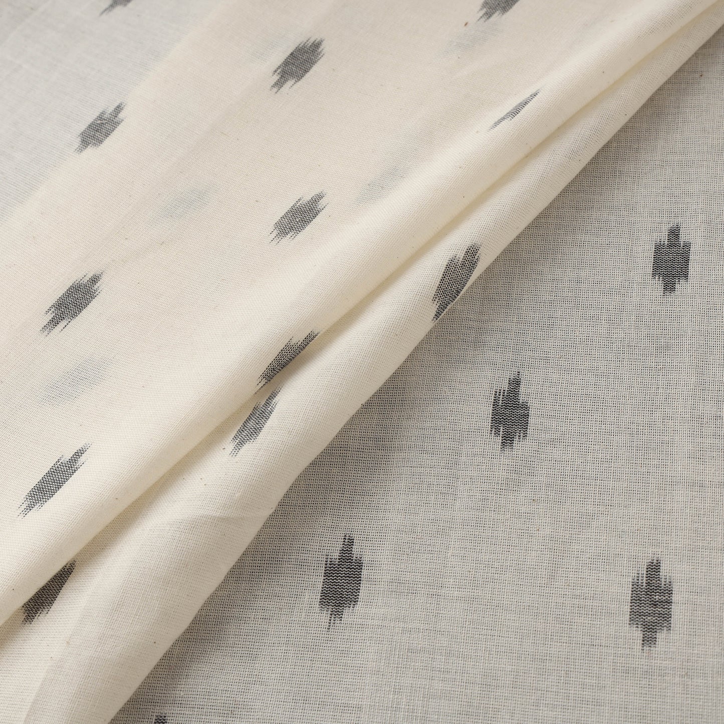 Pochampally Double Ikat Handloom Cotton Fabric (Count 2/60) 12