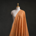 Orange - Phulia Jamdani Buti Pure Handloom Cotton Fabric (Count 84/92) 22