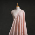 Pink - Phulia Jamdani Buti Pure Handloom Cotton Fabric (Count 92/92) 31