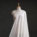 White - Phulia Jamdani Buti Pure Handloom Cotton Fabric (Count 92/92) 33