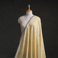 Beige - Phulia Jamdani Buti Pure Handloom Cotton Fabric (Count 92/60) 37
