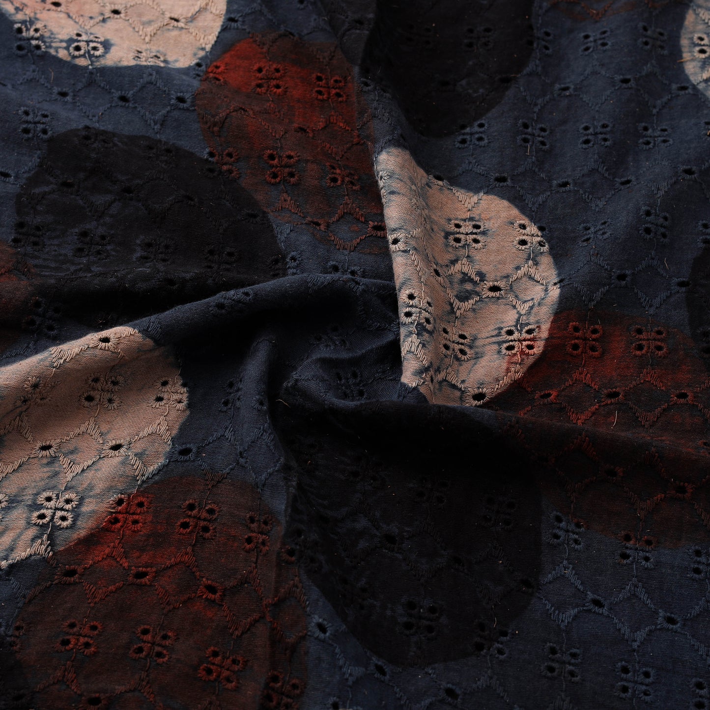 Ajrakh Hand Block Print Natural Dyed Cotton Hakoba Fabric 43