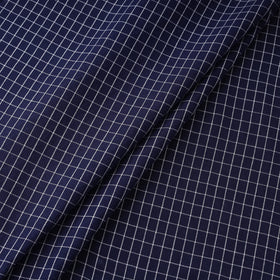 Blue - Phulia Jamdani Pure Handloom Cotton Fabric (Count 84/84) 46