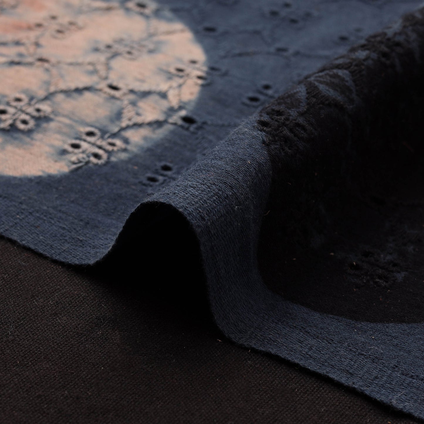 Ajrakh Hand Block Print Natural Dyed Cotton Hakoba Fabric 43