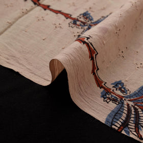 Ajrakh Hand Block Print Natural Dyed Cotton Hakoba Fabric 40