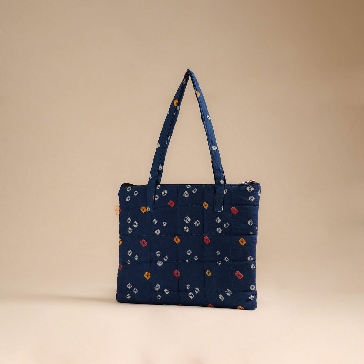 Blue - Handcrafted Quilted Handbag 35